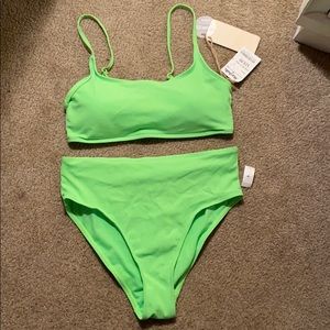 Neon Green Bikini set